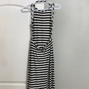 Small striped maxi dress
